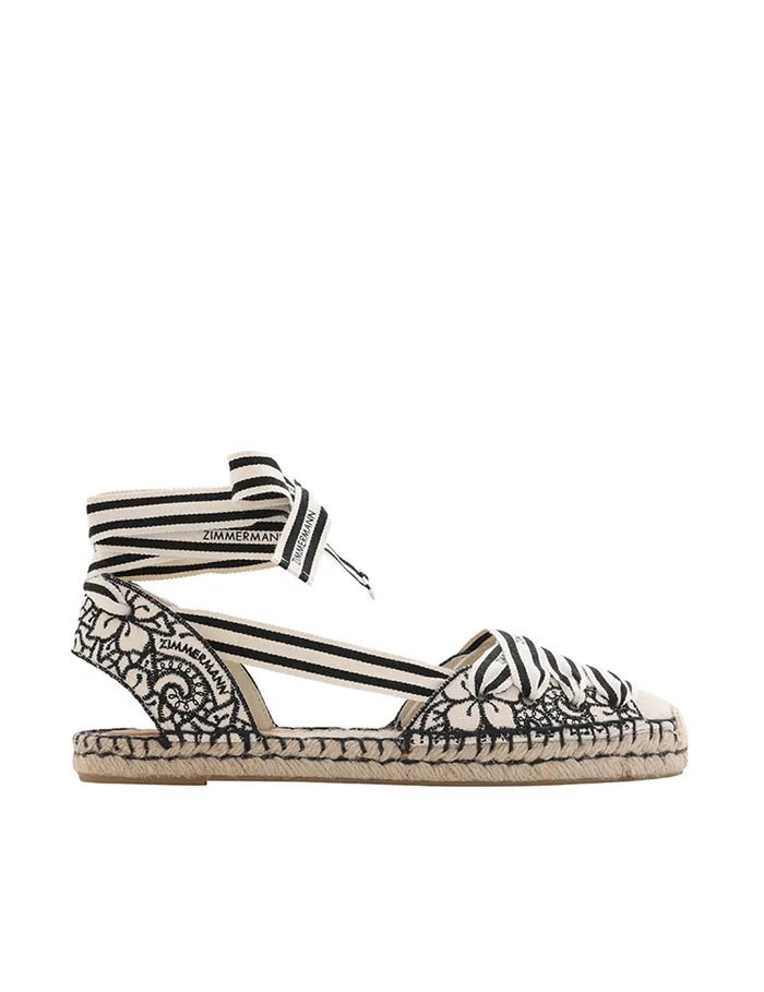 Women Zimmermann Shoes Sol Espadrille Onyx