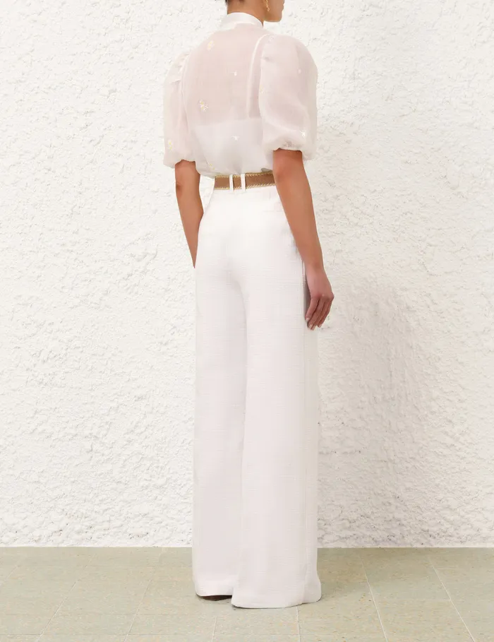 Women Zimmermann Shorts and Pants Acacia Flare Pant Ivory