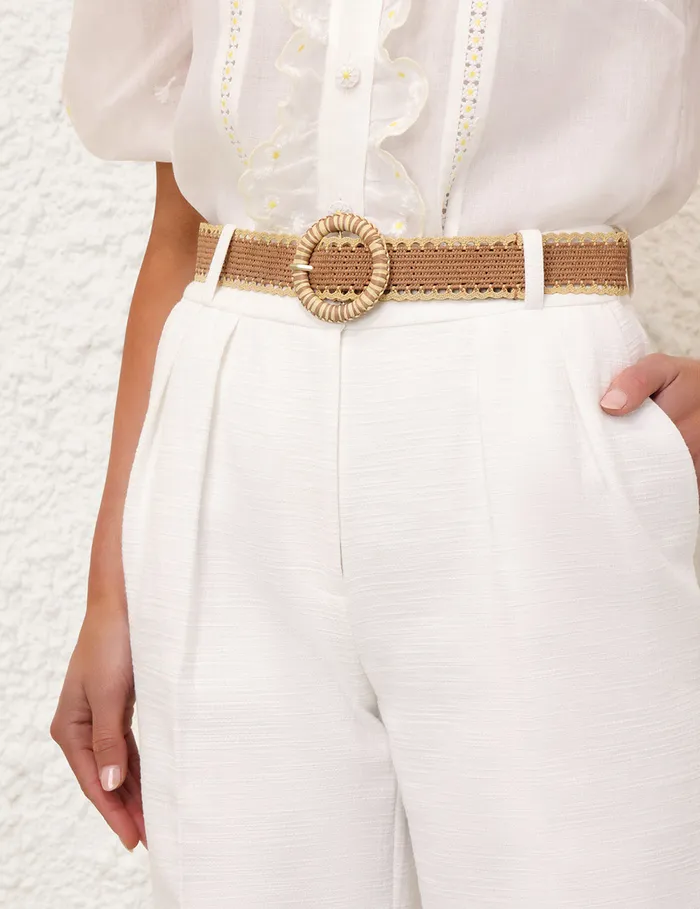 Women Zimmermann Shorts and Pants Acacia Flare Pant Ivory