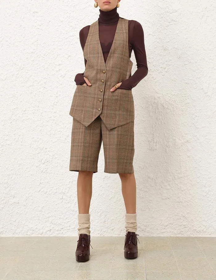 Women Zimmermann Shorts and Pants Eden Checked Short Check