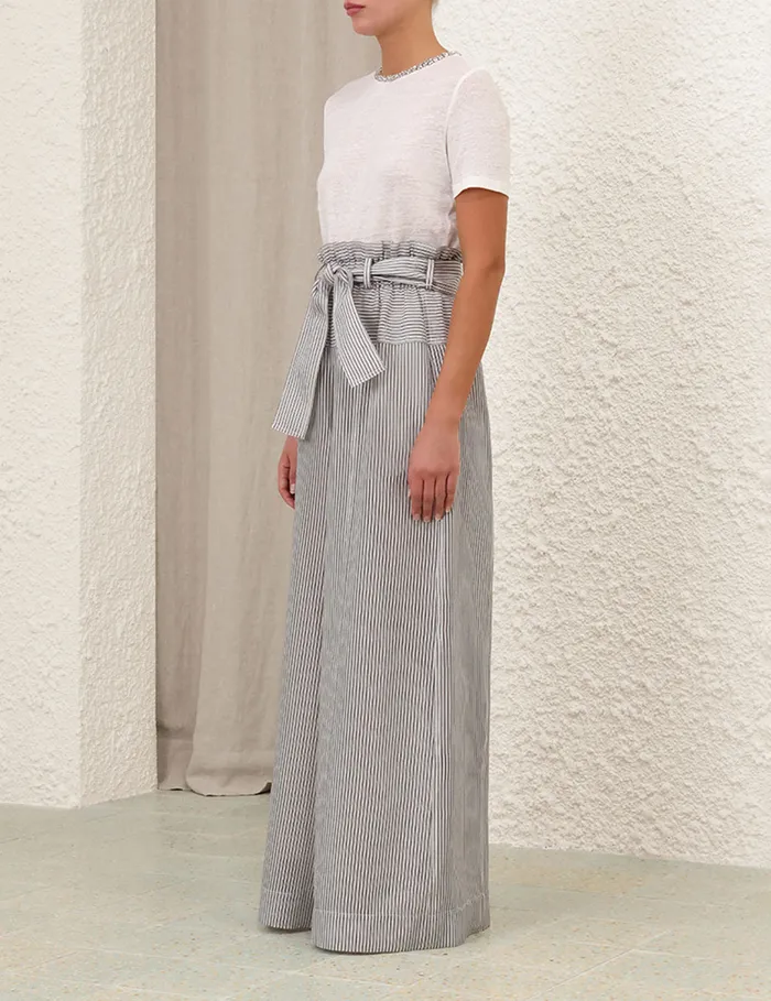 Women Zimmermann Shorts and Pants Illustration Paperbag Pant Stripe