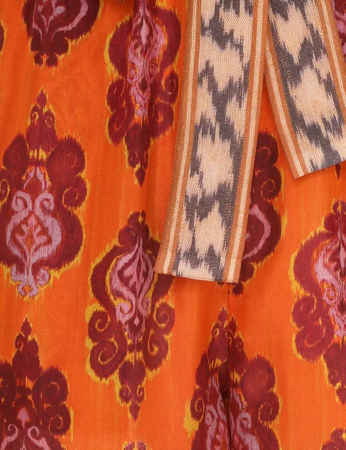 Women Zimmermann Shorts and Pants Wylie Relaxed Pant Sunset Ikat