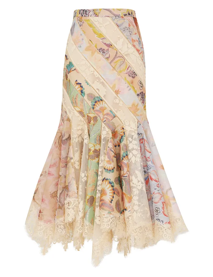 Women Zimmermann Skirts Eden Spliced Maxi Skirt Spliced Eden