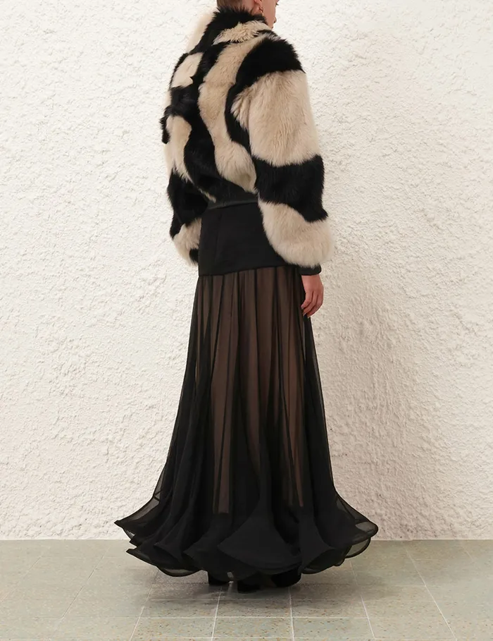 Women Zimmermann Skirts Illustration Flounce Skirt Black