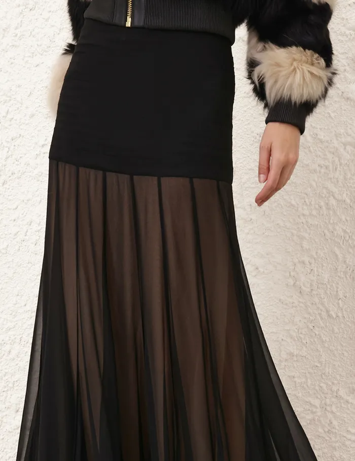 Women Zimmermann Skirts Illustration Flounce Skirt Black