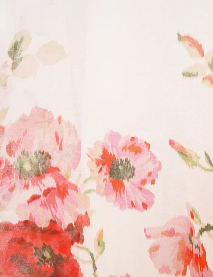 Women Zimmermann Skirts Lightburst Maxi Skirt Creamred Floral