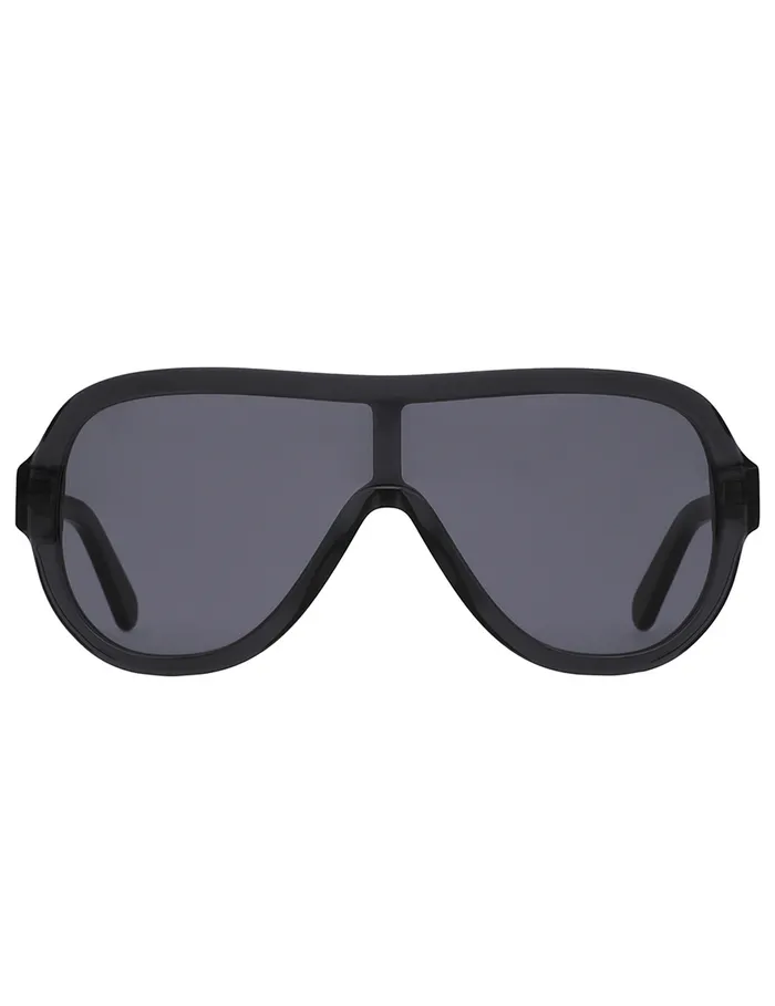 Women Zimmermann Sunglasses Coaster Mask Black