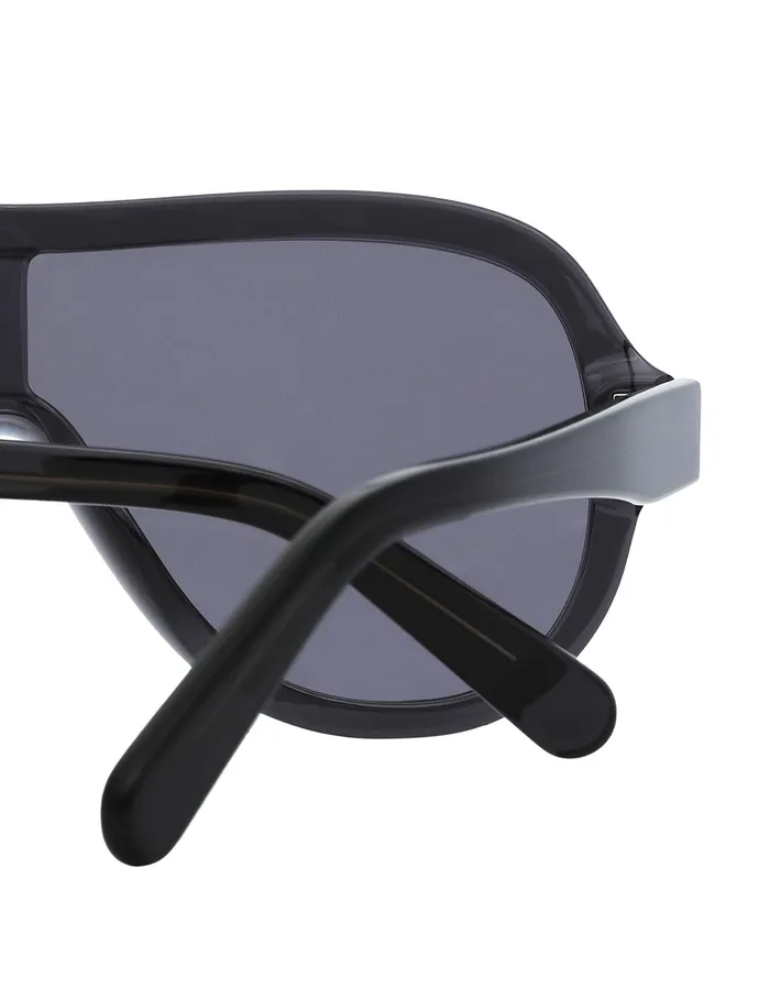 Women Zimmermann Sunglasses Coaster Mask Black