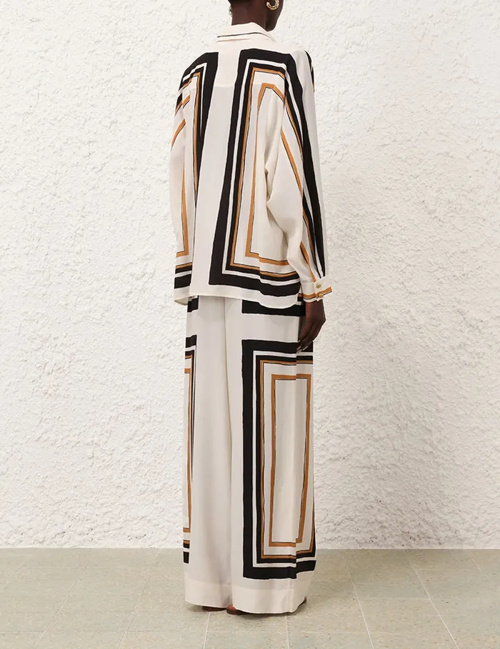 Women Zimmermann Tops Oversized Shirt Stripe