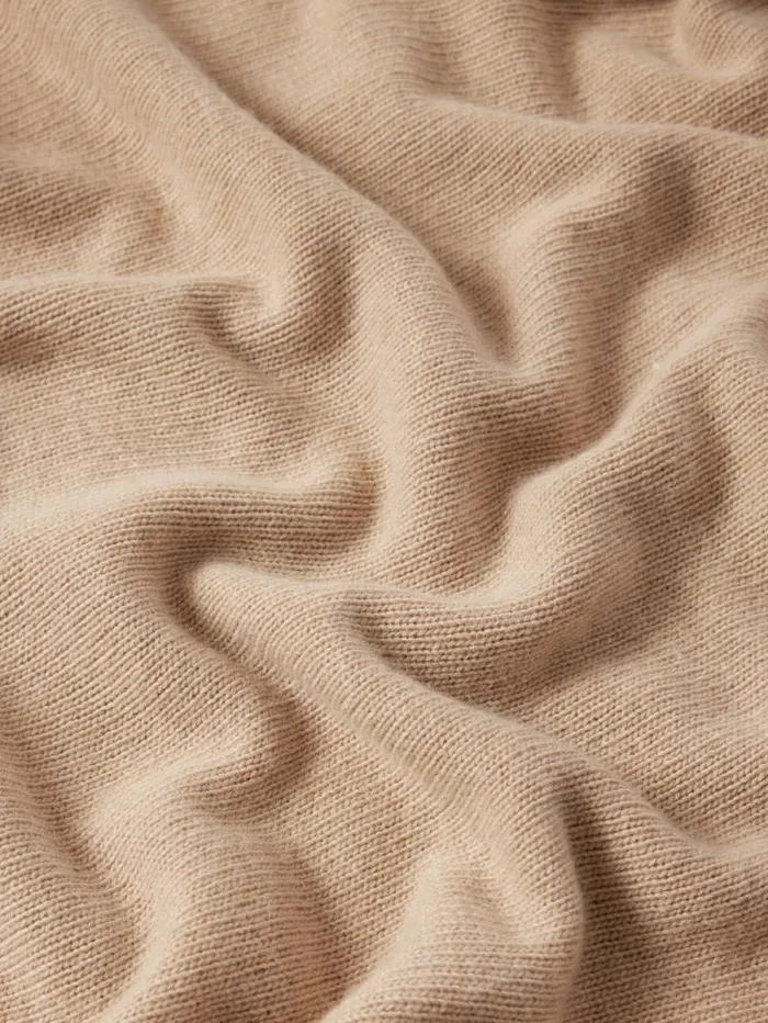 Wool Cashmere Blend Drape Poncho Beige Women Jigsaw Knitwear and Cashmere
