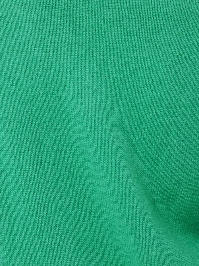 Wool Cashmere Blend V Neck Green Women Jigsaw Knitwear and Cashmere
