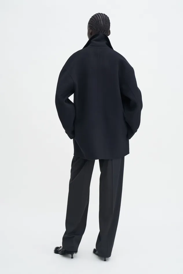 Wool Cashmere Jacket Black Coats and Jackets filippak Women Wool Cashmere Jacket Black Coats and Jackets filippak Women
