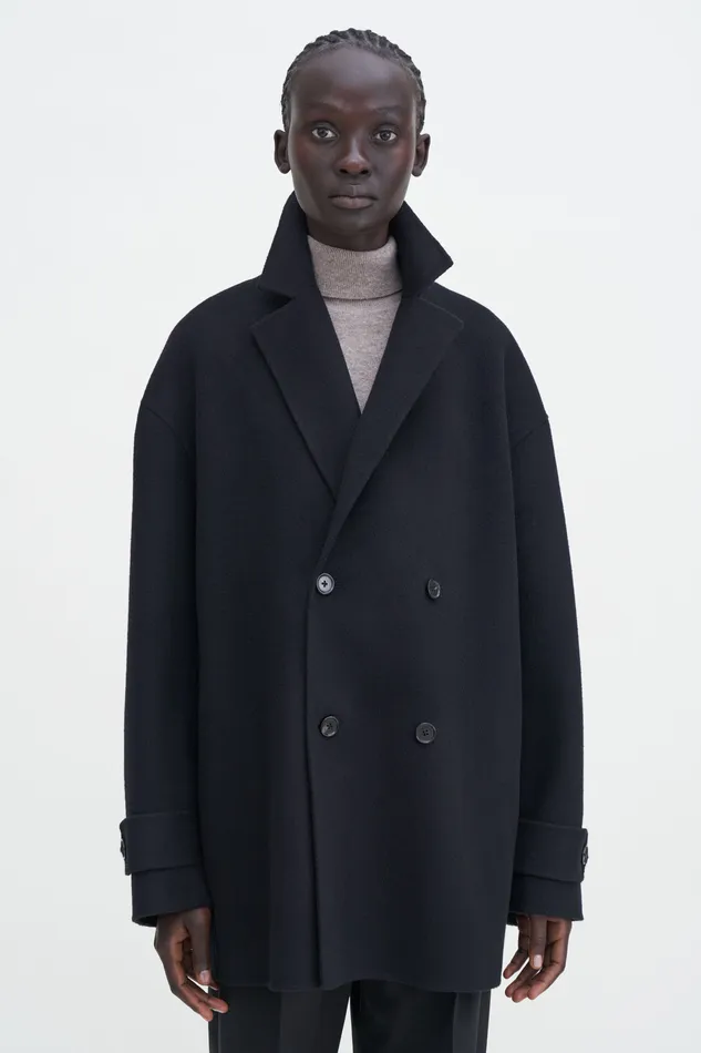 Wool Cashmere Jacket Black Coats and Jackets filippak Women Wool Cashmere Jacket Black Coats and Jackets filippak Women