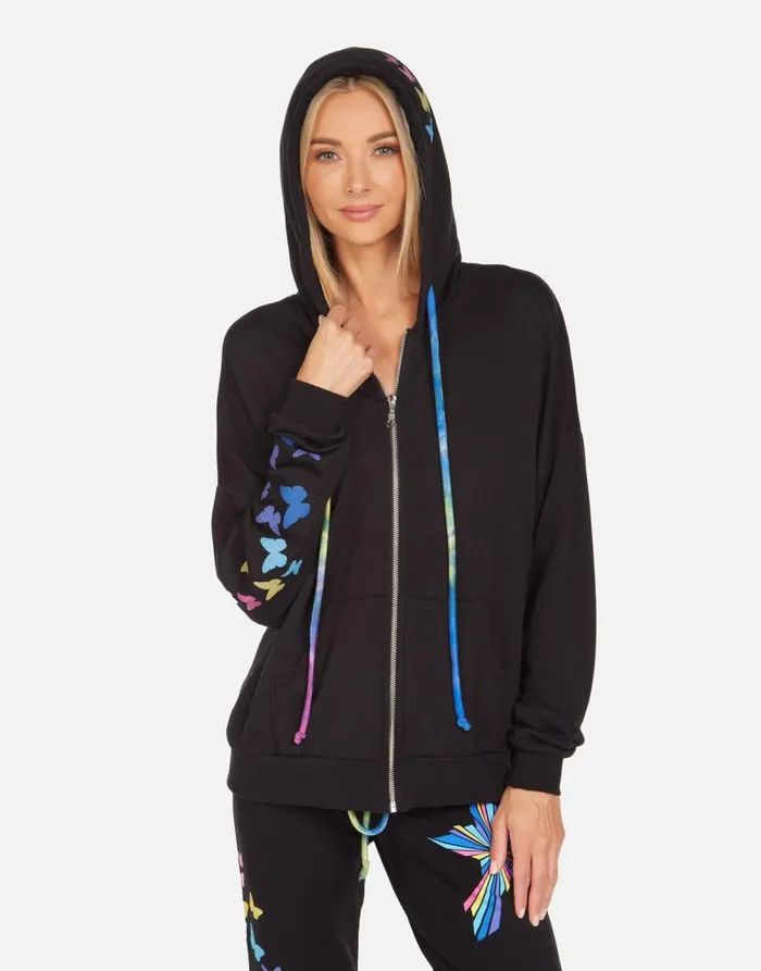 Yolanda Shooting Star Black Women Lauren Moshi Hoodies