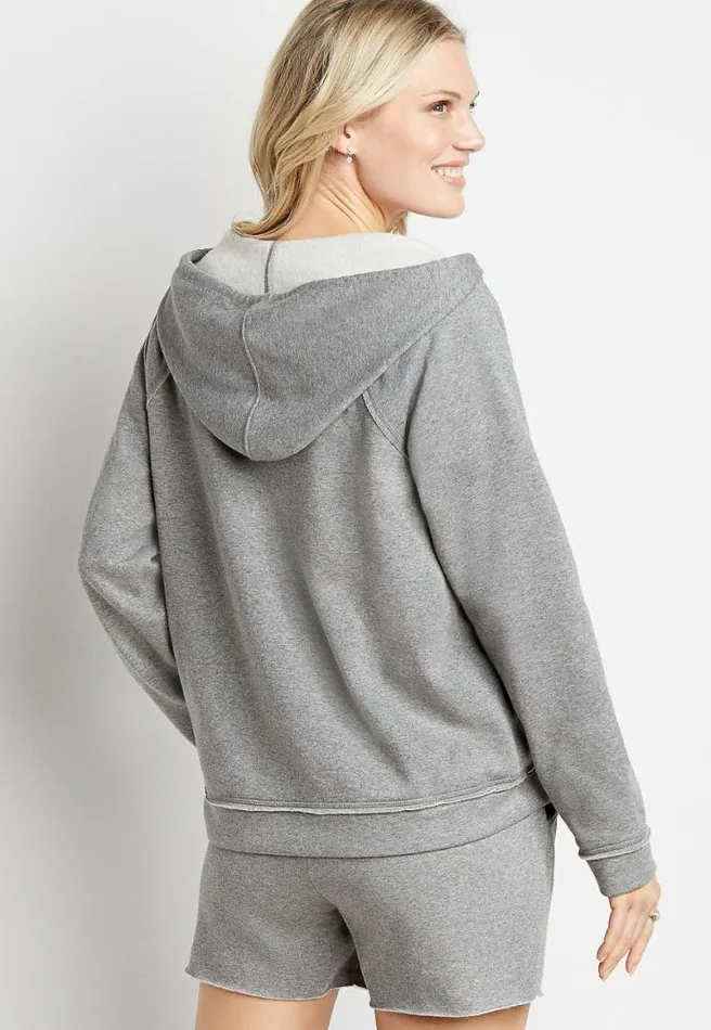 Zip Up Hoodie Women Maurices Tops
